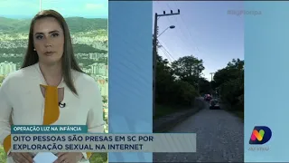 Oito pessoas são presas em Santa Catarina por exploração sexual infantil na internet