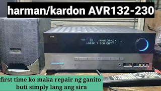 harman/kardon AVR132/230 || No display , power supply problem