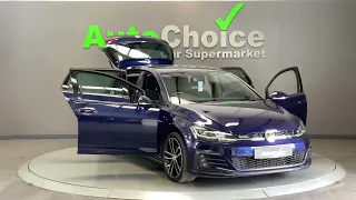 Volkswagen Golf gtd in blue