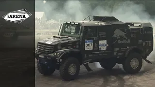 1,000bhp 10-tonne Kamaz Dakar truck's ridiculous drift session