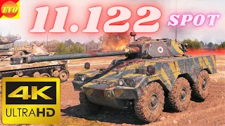 Panhard AML Lynx 6x6 Panhard - 11.122 Spot Damage - World of Tanks Replays