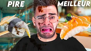 Le Pire Vs Le Meilleur Sushi (Mauvaise idée...)