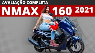 TESTE COMPLETO NOVA NMAX 160 2021- SEGURO, CONSUMO, VALOR REVISÕES PROS E CONTRAS | TESTE DE MOTO