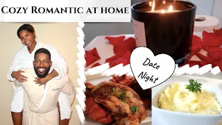 ROMANTIC STAY AT HOME DATE NIGHT | COOK WITH ME |