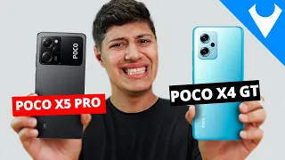 POCO X5 PRO vs POCO X4 GT - QUAL MELHOR para usar em 2023? Comparativo