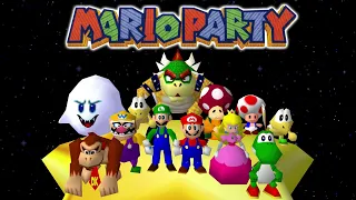 Mario Party 1 - Full Game Longplay - All Boards (Hard CPUs)