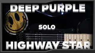 Deep Purple - Highway Star SOLO (Tutorial/Slowed Down/Tabs)