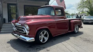 Test Drive 1957 Chevrolet Step Side SOLD FAST Maple Motors