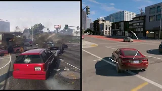 GTA 5 VS WATCH DOGS 2 SIDE BY SIDE