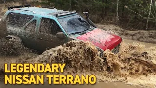 Nissan Terrano - Legendary OFF ROAD SUV on the TANK ROAD