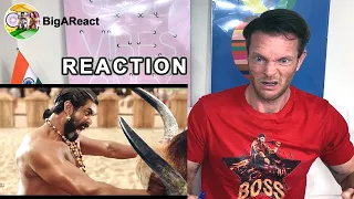 BAHUBALI 1 BULL FIGHT SCENE REACTION | Prabhas | #BigAReact