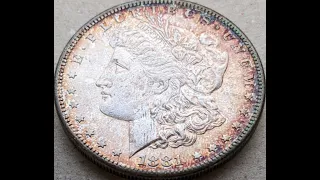 1881S Morgan dollar 1881年 アメリカ モルガンダラー銀貨