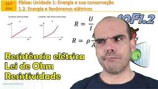 Resistência elétrica | Lei de Ohm e Resistividade dos materiais | 10F1.2 | Aula 4