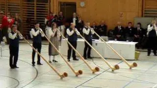 Alphorn/ KATA WM 2010 mit Alphornvereinigung Pilatus Kriens