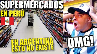 ASÍ ES UN SUPERMERCADO EN PERU - EN ARGENTINO ESTO NO EXISTE! // REACCIÓN!