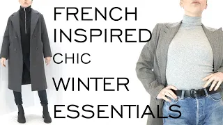 My FRENCH INSPIRED WINTER ESSENTIALS / Edgy Chic Style / Black Skinny Jeans / Emily Wheatley