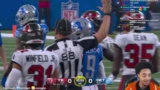FlightReacts To Tampa Bay Buccaneers vs. Detroit Lions Game Highlights | NFL 2023 Divisional Round!