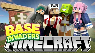 It Went SO WRONG! - Minecraft Base Invaders Challenge