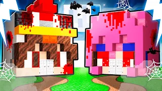 Maison HORREUR de Shado vs Maison HORREUR d'Emma sur Minecraft !