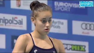 GILLET Nais (France) l 3m Springboard Diving Highlights