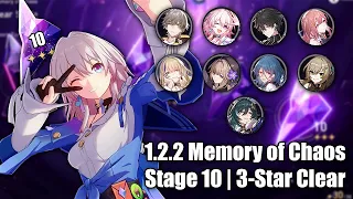 1.2.2 MoC Stage 10 Three Star Clear With Free Characters Only [Honkai: Star Rail]