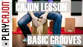 Cajon Lesson - Basic Grooves 4/4