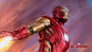 Marvel’s Iron Man VR Impulse Armour Art Time lapse PSVR