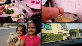 SUNDAY MORNING BREAKFAST ROUTINE | INDIAN BREAKFAST ROUTINE 2018 | Green Chutney , mix veg Pakora