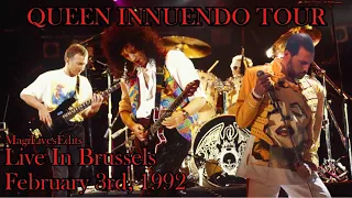 Queen - Live In Brussels (February 3rd, 1992) | Innuendo Tour in Europe | Fictional Concert