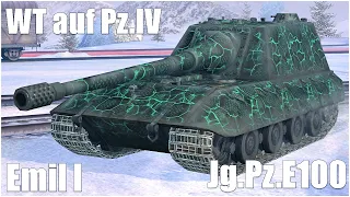 WT auf Pz.IV ,  Emil I & Jg.Pz.E100 - World of Tanks Blitz