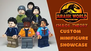 Jurrasic World Chaos Theory custom Lego minifigure showcase