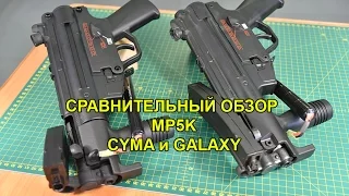 Обзор MP5K CYMA и GALAXY