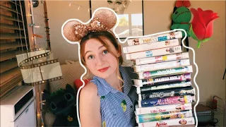 MY DISNEY MOVIE COLLECTION // vhs, dvds, blu-ray