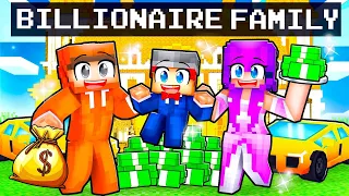 Adopted by a BILLIONARE FAMILY in Minecraft!