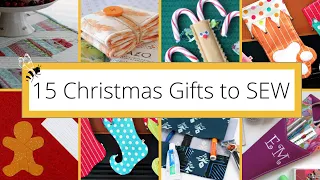 Gift ideas - Last minute Christmas Sewing Gifts