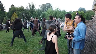 Festivalul medieval Dracula - Secvente din spectacolul Vlad Tepes - Răzbunarea