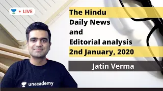 The Daily Hindu News and Editorial Analysis | 2nd Jan| UPSC CSE 2020 | Jatin Verma