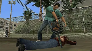 GTA VICE CITY - Tommy Saves Mercedes From Her EX BoyFriend GTA: Vice City