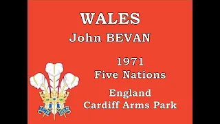 John Bevan - 1971 Five Nations vs England at Cardiff Arms Park