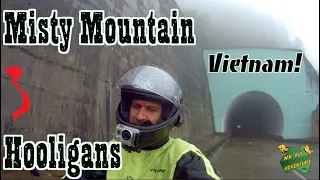 Motorcycle Touring Central Vietnam - Day 5. Riding Into The Misty Wet Mountains South Of Hue.