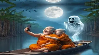 Monk_and_bhoot 2 | so little  cute monk 😝😘😋 | so cute little  monk | #cute #youtube #video
