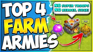 TH 11 Best Farm Attack Strategies for Big Loot | Fast Armies for NEW TH 11 Players in Clash of Clans