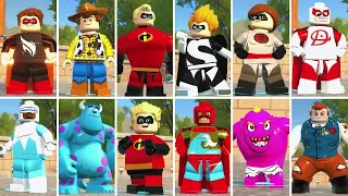 LEGO The Incredibles - A Look at All 113 Playable Characters