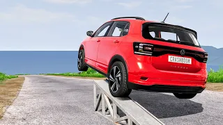 Rollover Cliff Drops #1 – BeamNG Drive Car Crashes | CrashBoomPunk