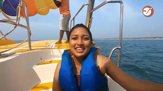 Adventure Of Water Sports In Goa - Part 1 | Thrilling Experience At Calangute Beach