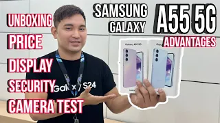 Samsung Galaxy A55 5G Review, Unboxing, Price, Specs, Camera test, Performance & Security