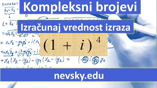 Kompleksni brojevi zadatak