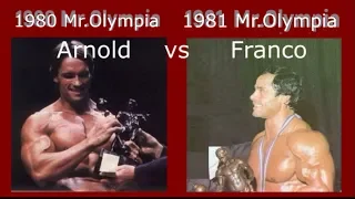 1980 Arnold Schwarzenegger vs 1981 Franco Columbu