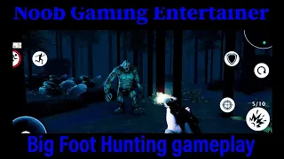 Noob Gaming Entertainer||Bigfoot Monster Hunting: Forest Survival Adventure Gameplay