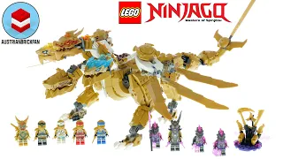 LEGO Ninjago 71774 Lloyd's Golden Ultra Dragon Speed Build